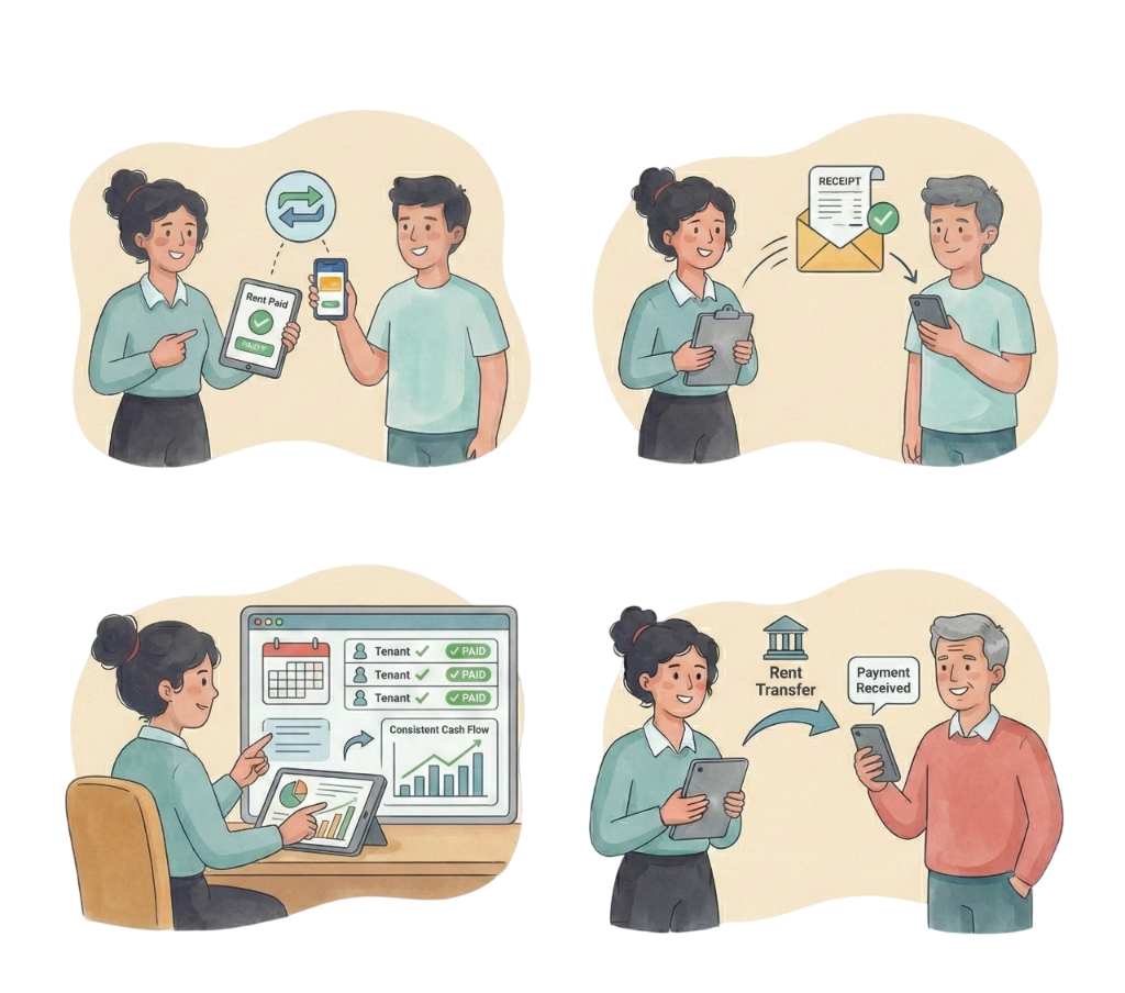 On-Time Rent Collection & Follow-Ups